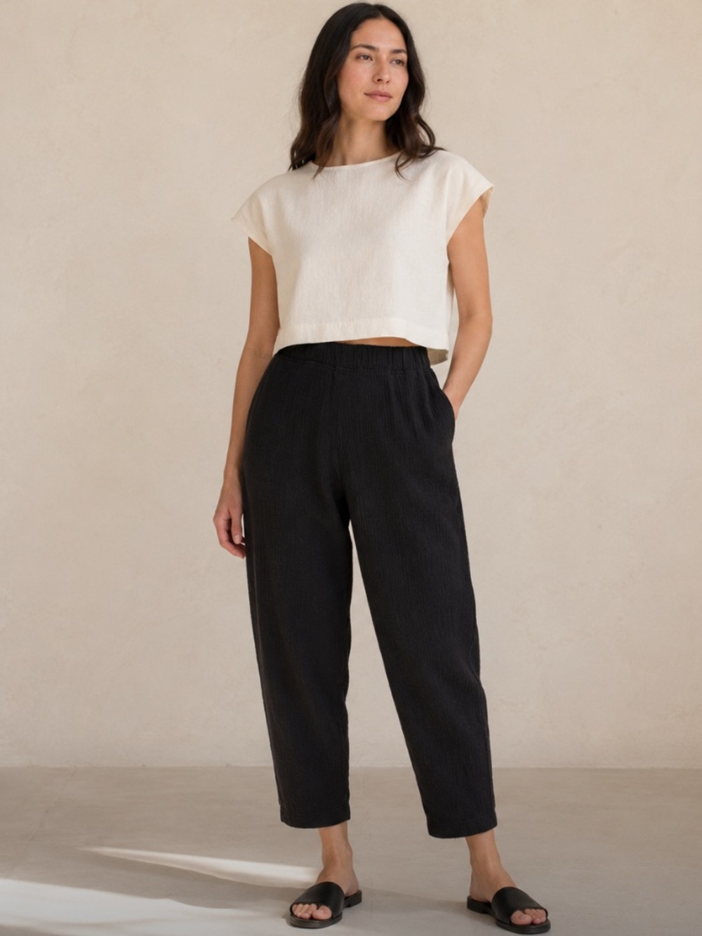 Black Crane joggers